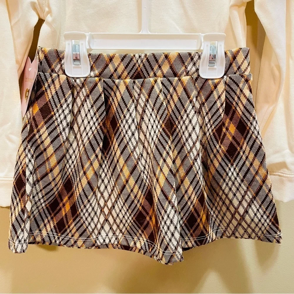 Btween Fox Sequin Skirt, Sweatshirt, and Scrunchie Set Size 5 NWT - Picture 6 of 9
